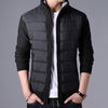 Oliver® gebreid patchwork zwart heren vest