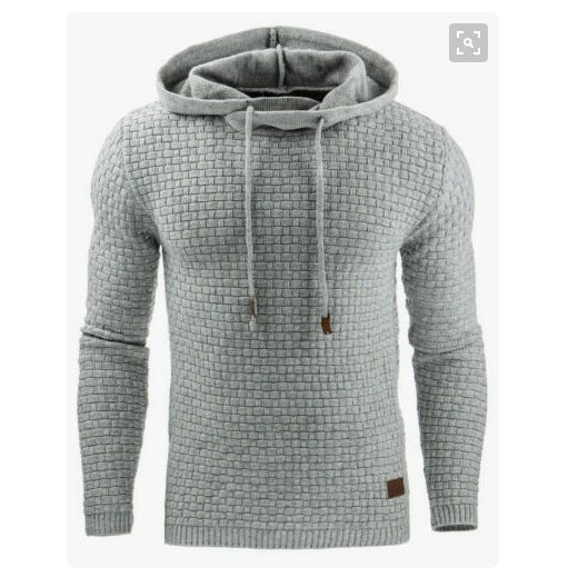 Oliver® Heren hoodie| ruitjesstijl met fleece