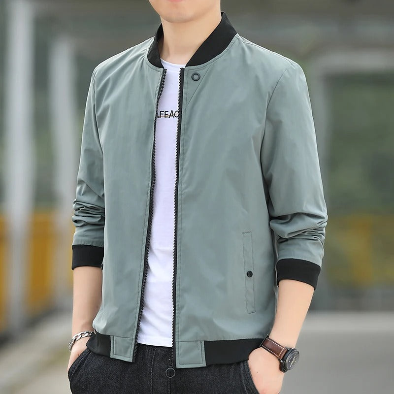 Oliver® skinny fit heren zomerjas koreaanse stijl