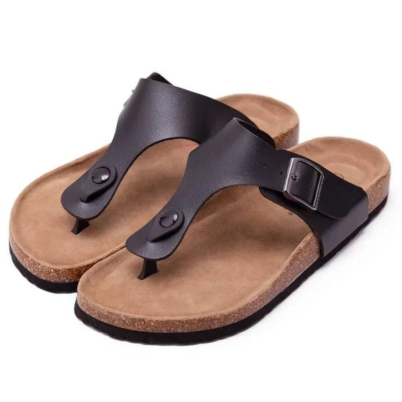 Hudson™ Nubuckleer antislip sandalen heren