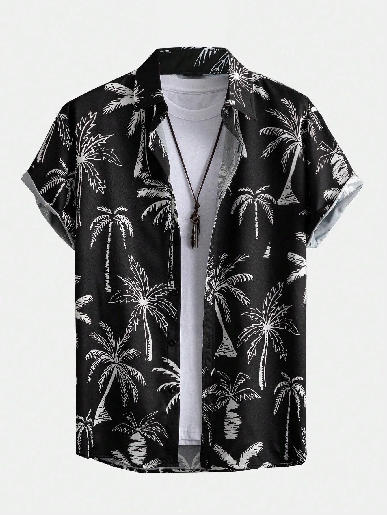 Amigo™ Hawai overhemd met tropische plantenprint