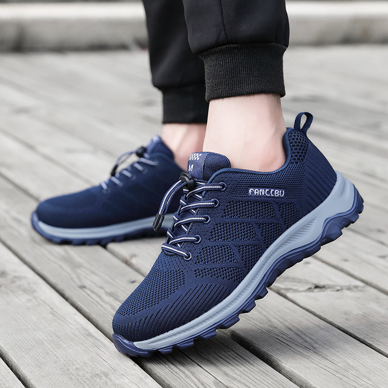 DopeStride™ ademende zwarte orthopedische wandelschoenen