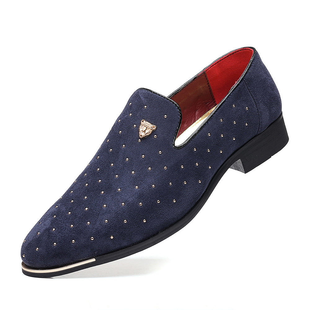 Oliver® suède leren lichtgewicht blauwe Nette schoenen