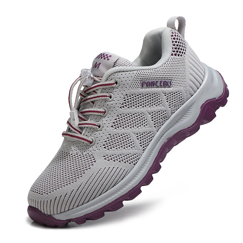 DopeStride™ ademende zwarte orthopedische wandelschoenen
