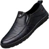 Hudson™ slip-on stijl zwart heren leren schoenen