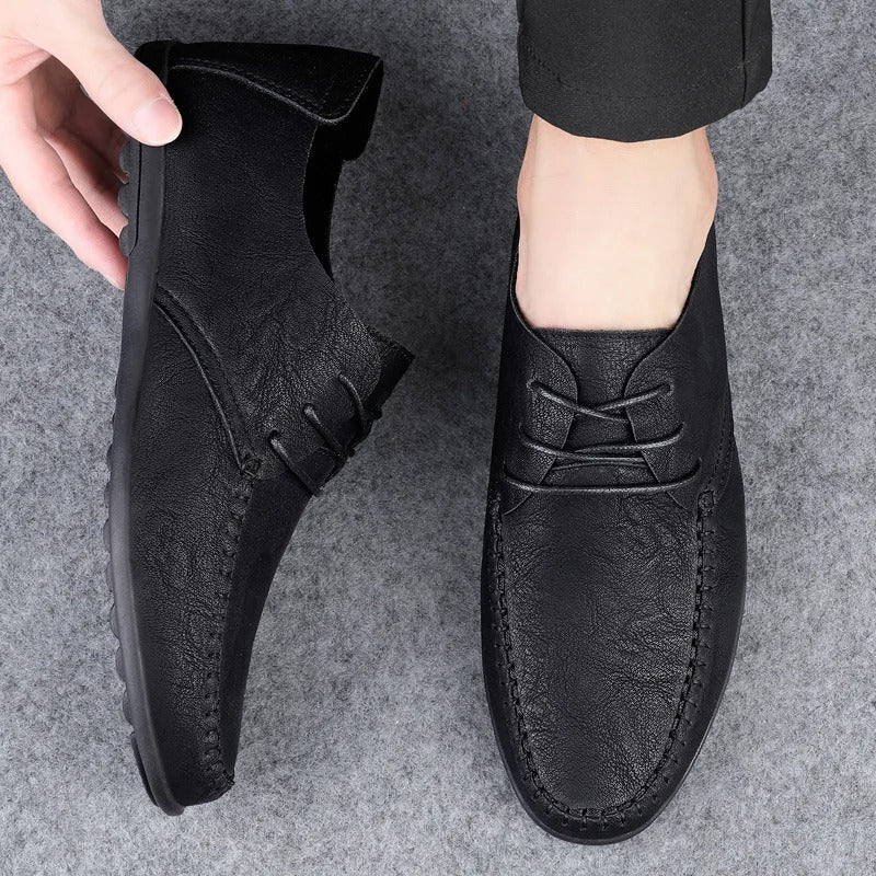 Hudson™ loafer stijl met veters heren leren schoenen