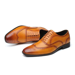 Oliver® Heren veterschoenen Klassieke Retro Brogue Schoenen