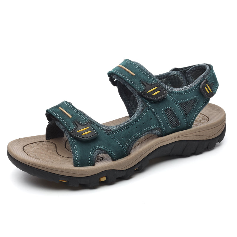 James™ groene open teen antislip lichtgewicht outdoor sandalen