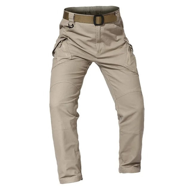 Oliver® Elastische heren cargo broek in militaire stijl met meerdere zakken
