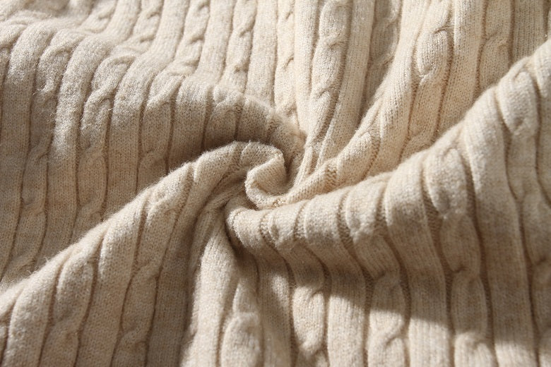 Oliver® twist gebreide gevoerde stijl met fleece coltrui