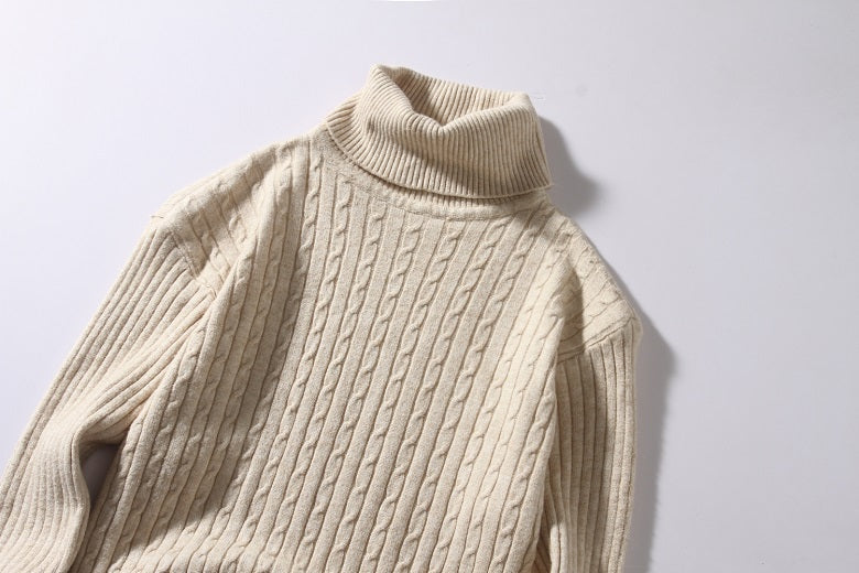 Oliver® twist gebreide gevoerde stijl met fleece coltrui