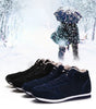 DopeStride™ lichtgewicht blauwe winterschoenen met letterprint