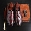 Oliver® leren bruine nette schoenen met kwast