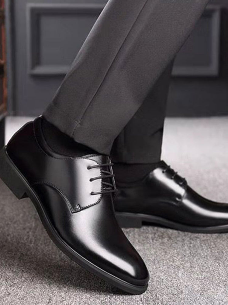 Oliver® zwarte ademende zachte zool nette schoenen