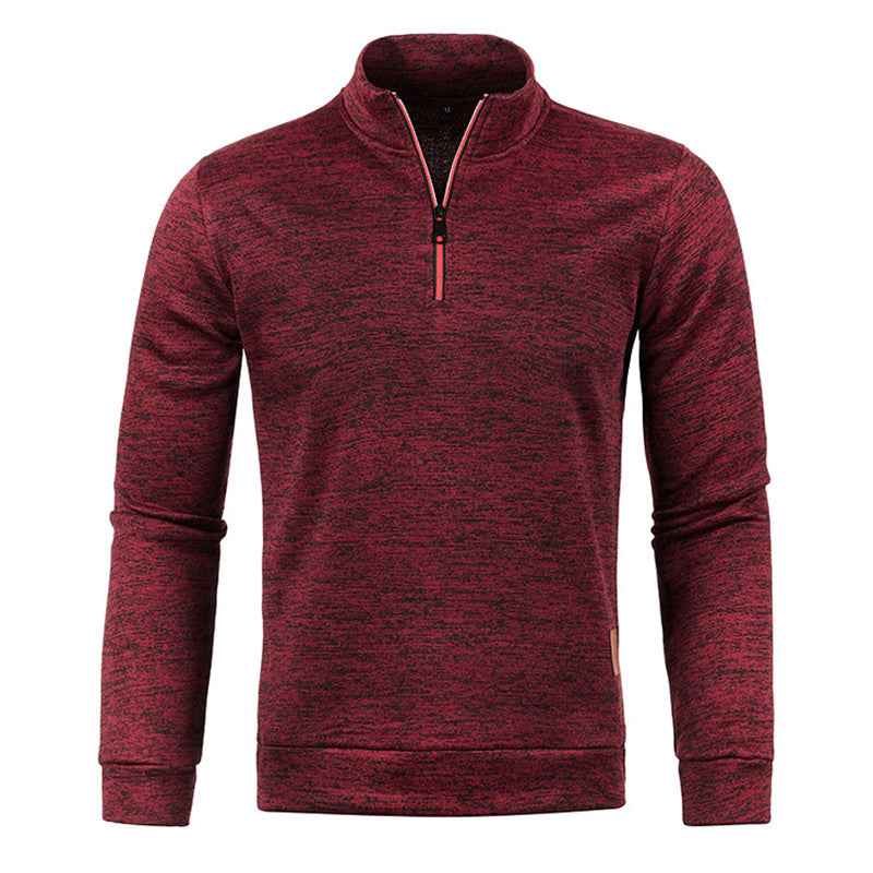 Oliver® coltrui slank gebreid winddichte heren fleece trui