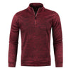 Oliver® coltrui slank gebreid winddichte heren fleece trui