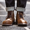Oliver® sport stijl echt rundleder heren veterboots