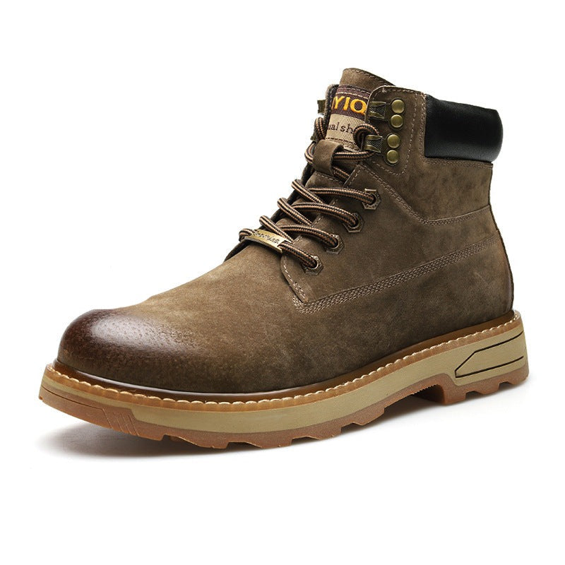 Oliver® sport stijl bruin comfortabel leer heren veterboots