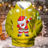 Afbeelding laden in Galerijviewer, Santa™ hoodie met rode opdruk en fleece comfortabele kersttrui