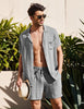 James™ Overhemd met korte mouwen en knoopsluiting, korte broek heren zomerset