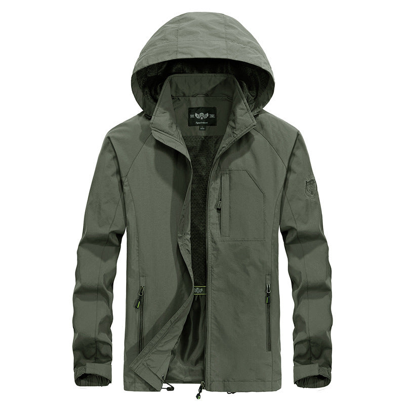 Tommy™ leger stijl waterdicht winddicht met rits parka winterjas