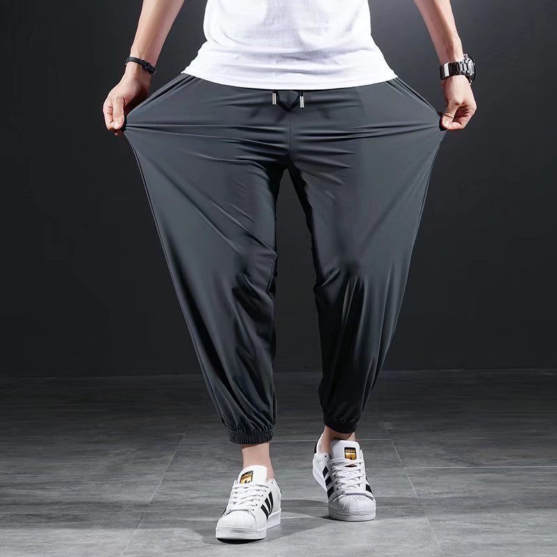 James™ sport stijl recht nylon heren joggingbroek