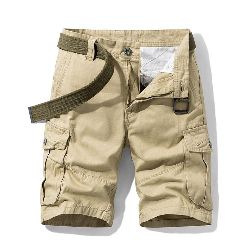 James™ Zakachtig military heren cargo shorts met meerdere zakken