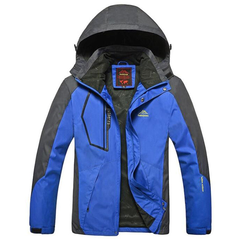 Tommy™ patchwork waterdichte winddichte parka winterjas met logoprint
