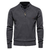Oliver® katoenen blauw twist patroon met fleece gevoerd zacht herenvest