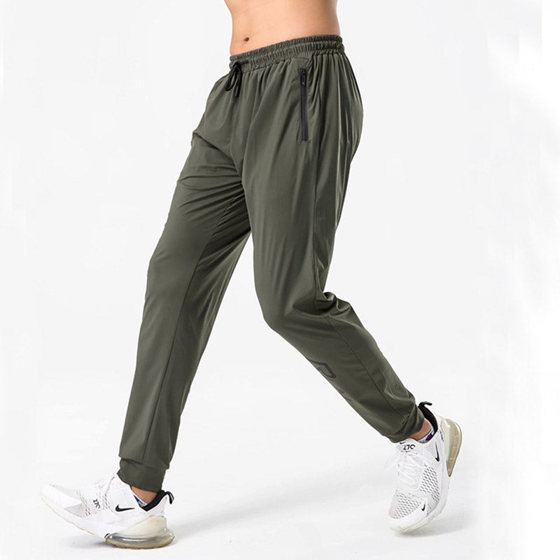 James™ heren joggingbroek in grijze sportstijl met opdruk