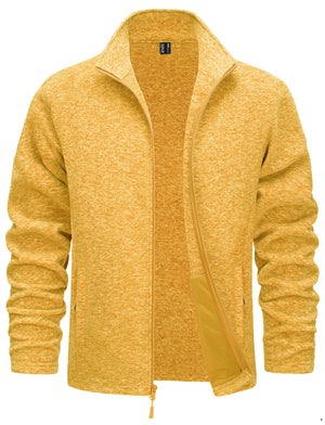 Oliver® sport stijl lichtgewicht met rits heren fleece trui