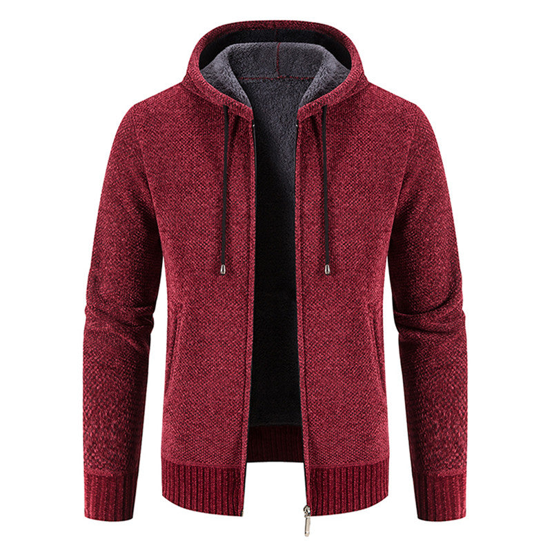 Oliver® gebreid bont met effen kleur Heren vest