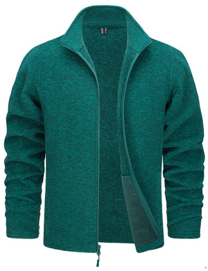 Oliver® sport stijl lichtgewicht met rits heren fleece trui