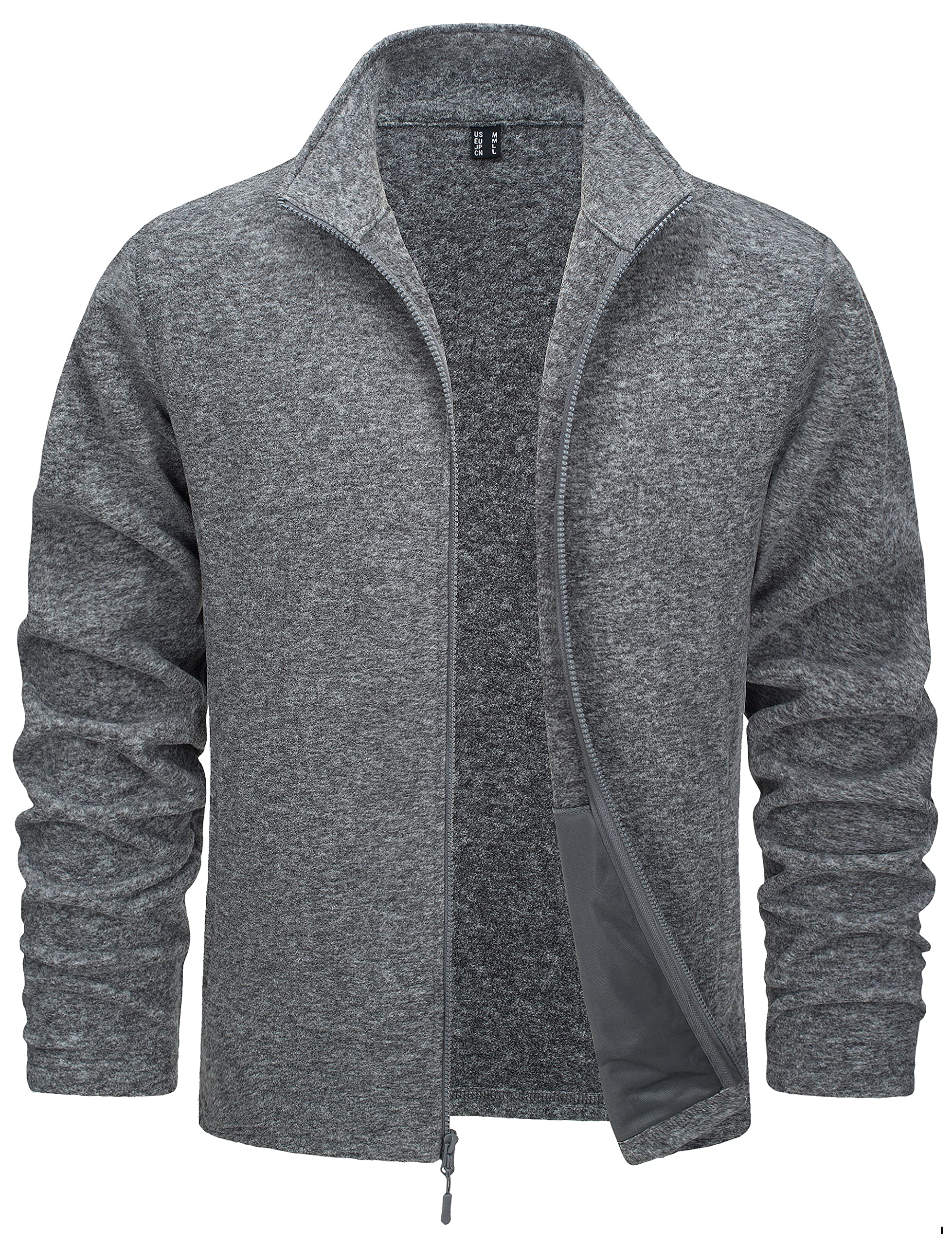 Oliver® sport stijl lichtgewicht met rits heren fleece trui