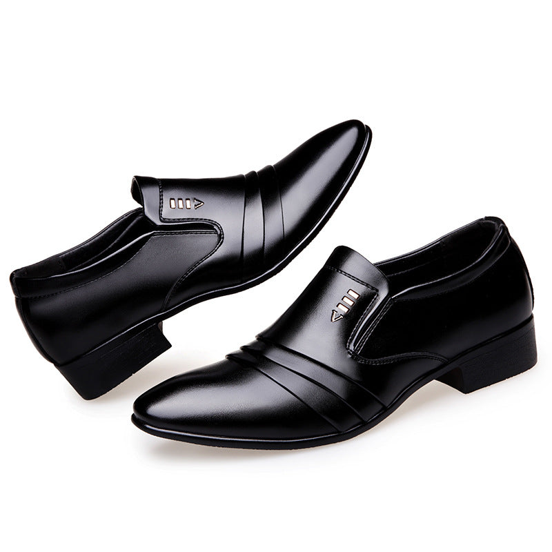 Oliver® zwarte leren nette schoenen in zakelijke stijl