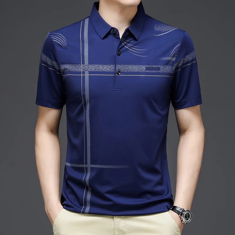 James™ Cool geborduurd ademend heren polo shirt