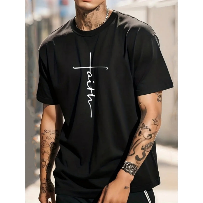 James™ zwart ademend oversized t-shirt met letterprint