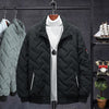 Oliver® katoenen staande kraag groene heren puffer Jas