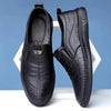 Afbeelding laden in Galerijviewer, Hudson™ Moccasins stijl zwart heren leren schoenen