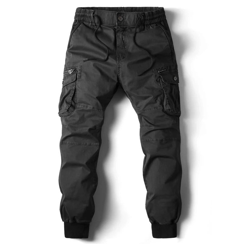 Oliver® Katoenen heren cargo broek, volledige lengte, militaire stijl