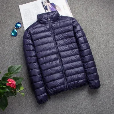 Oliver® ultradunne lichtgewicht slanke heren gewatteerde jas