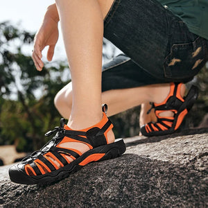 Hudson™ heren sandalen met dichte teen en kleurblokkeringen