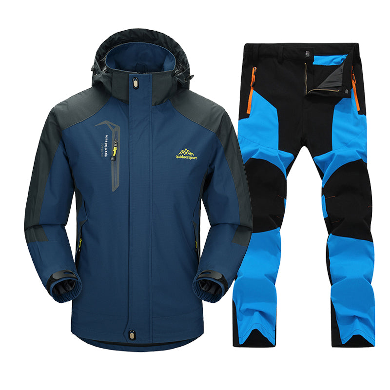 Oliver® patchwork waterdichte comfortabele met revers rits ski jas