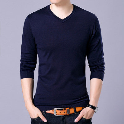 Oliver® Heren Trui O-hals Slim Fit Breien