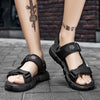 Hudson™ riem gesp zwart antislip heren sandalen