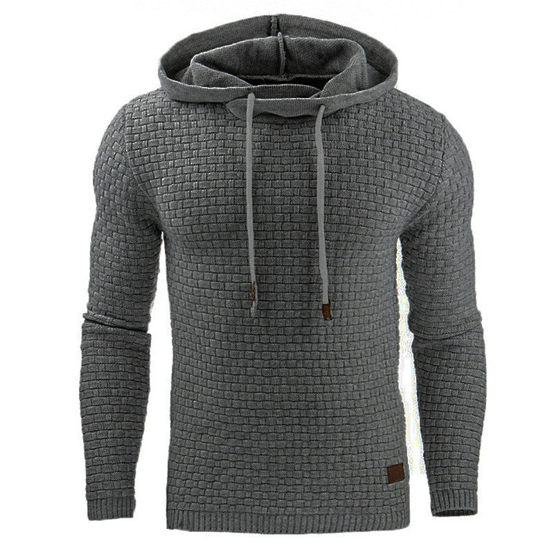 Oliver® Heren hoodie| ruitjesstijl met fleece