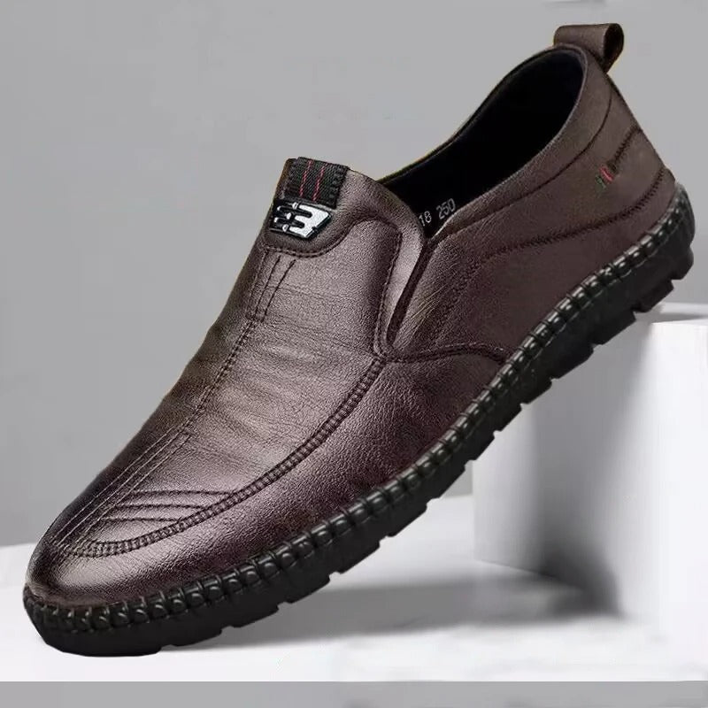 Hudson™ Moccasins stijl zwart heren leren schoenen