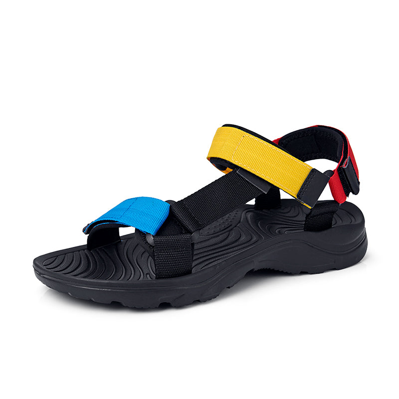 James™ zwarte lichtgewicht comfortabele outdoor sandalen