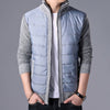 Oliver® gebreid patchwork zwart heren vest
