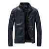Oliver® Heren leren jas| winddichte bomber met rits